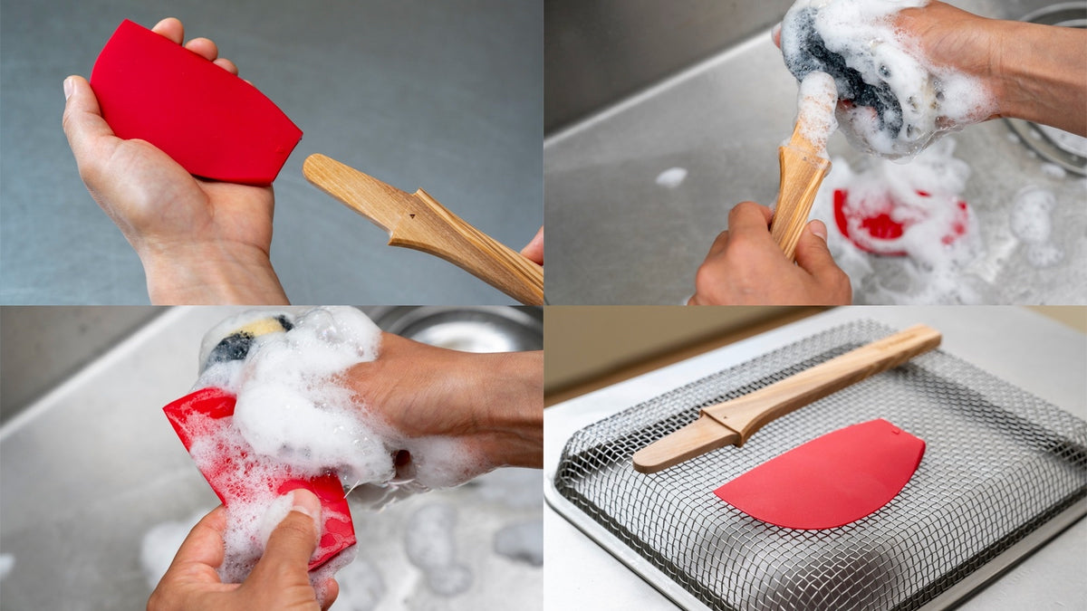 La Base Silicone Spatula 26cm - Red