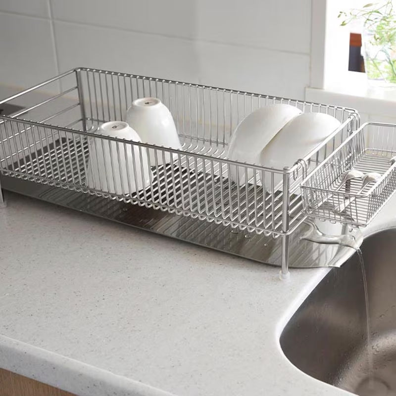 La Base Stainless Steel Slim Dish Drainer Rack
