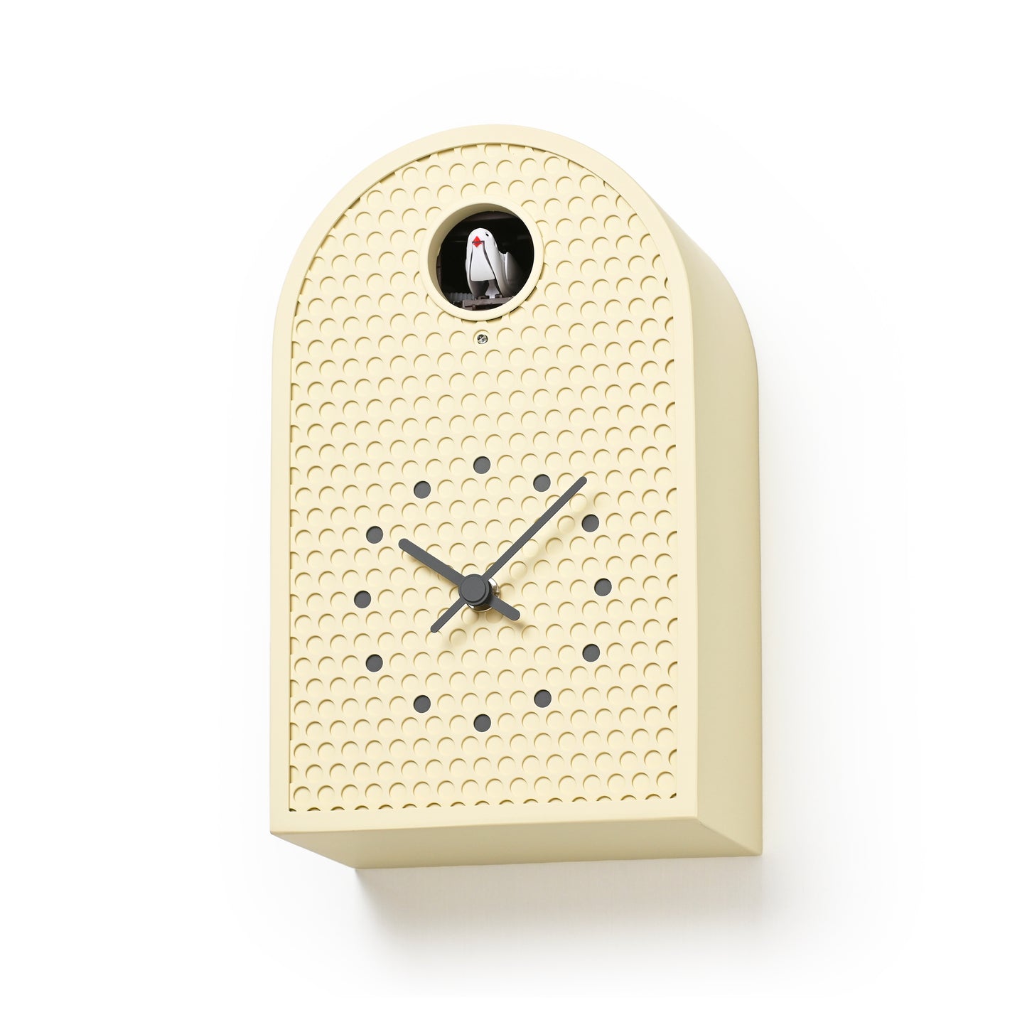 Lemnos COO Japanese Designer Cuckoo Clock - Ivory