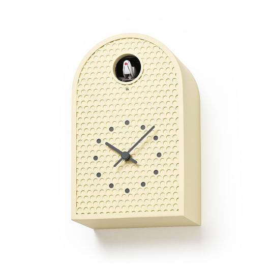 Lemnos COO Japanese Designer Cuckoo Clock - Ivory