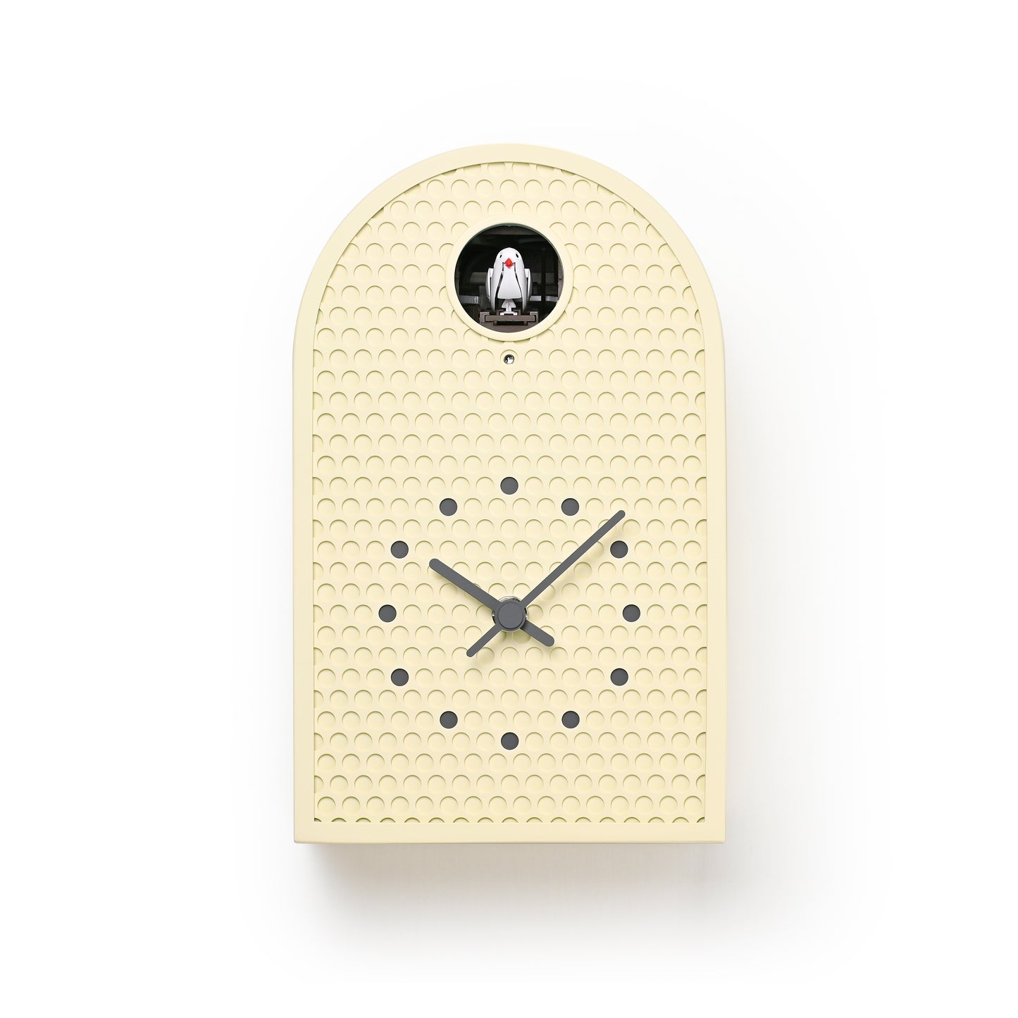 Lemnos COO Japanese Designer Cuckoo Clock - Ivory