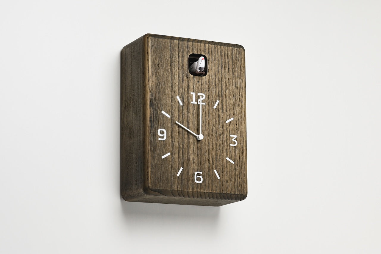 Lemnos CUCU Japanese Designer Cuckoo Clock - Charcoal