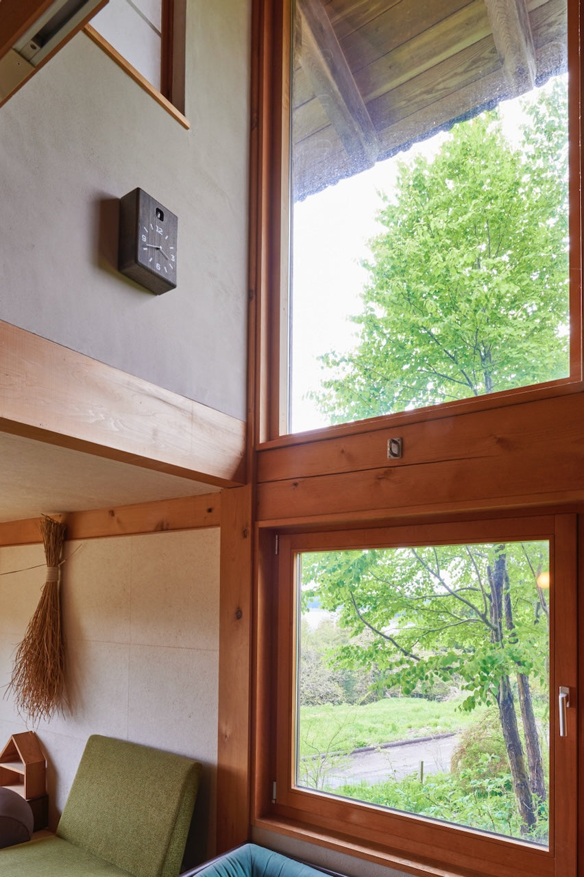 Lemnos CUCU Japanese Designer Cuckoo Clock - Charcoal