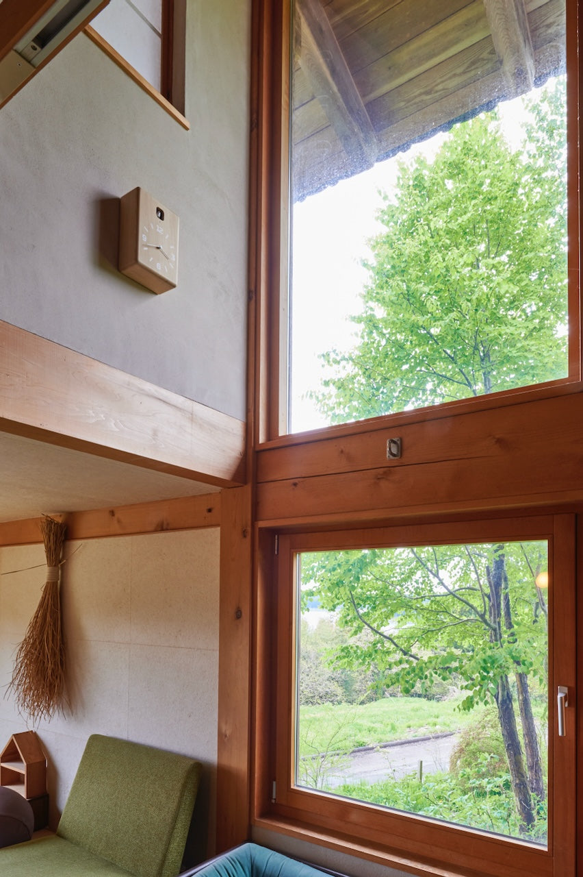 Lemnos CUCU Japanese Designer Cuckoo Clock - Natural