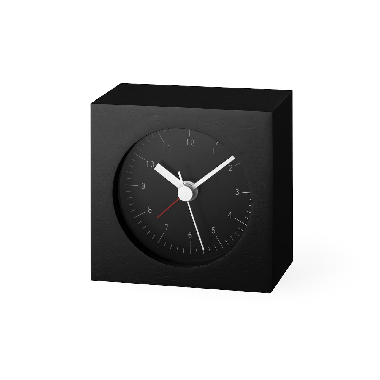 Lemnos City Pop Japanese Designer Alarm Clock - Black