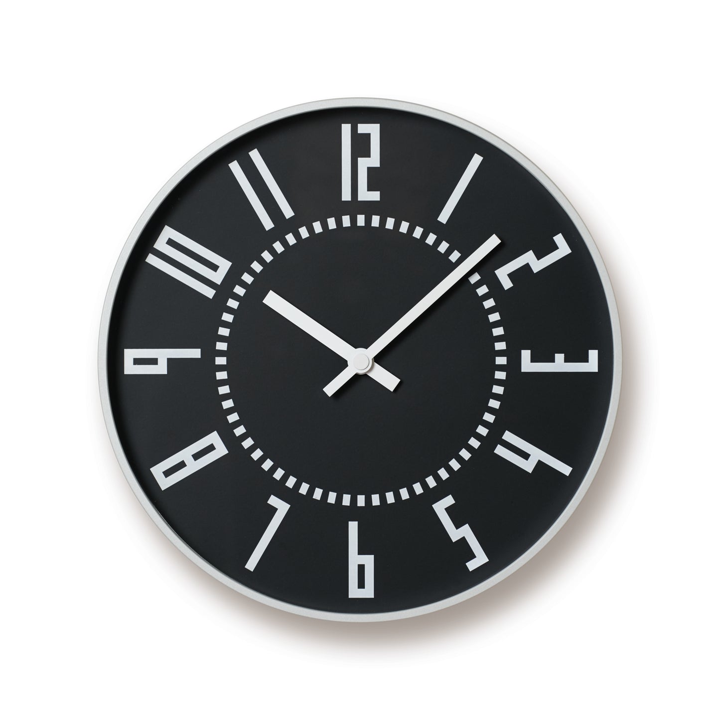 Lemnos eki Japanese Designer Wall Clock - Black