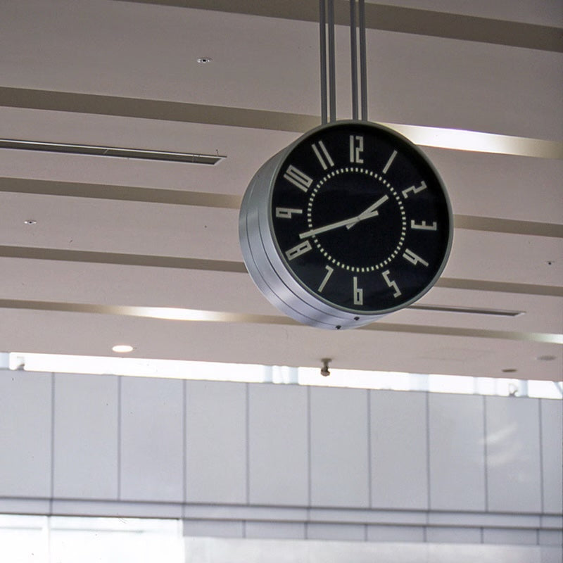 Lemnos eki Japanese Designer Wall Clock - Black