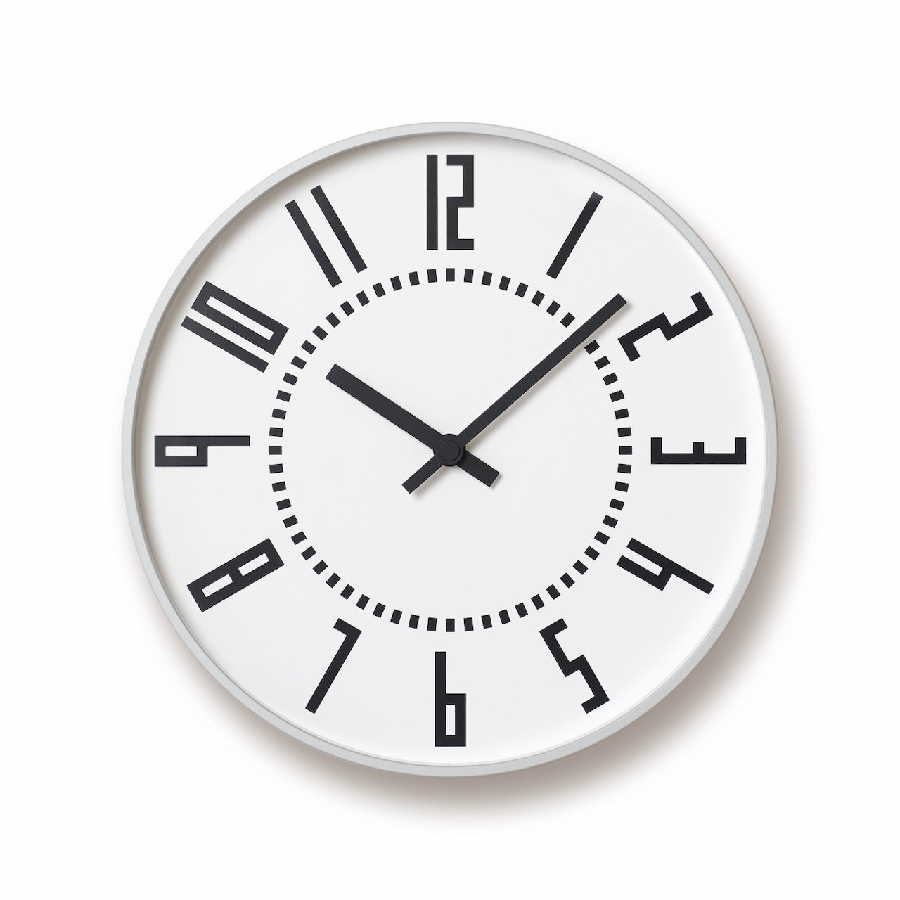 Lemnos eki Japanese Designer Wall Clock - White
