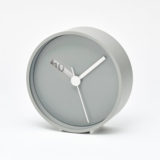 Lemnos Extra Normal Japanese Designer Clock - Grey