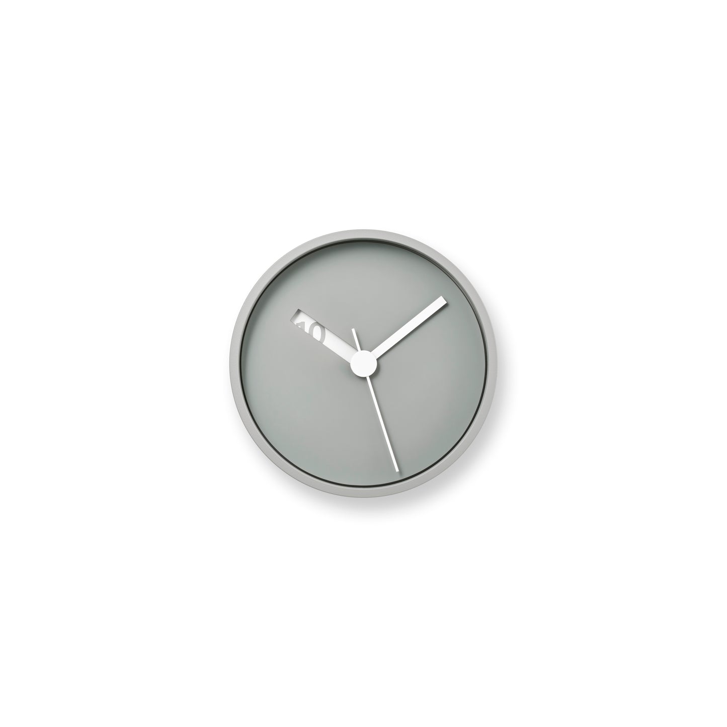 Lemnos Extra Normal Japanese Designer Clock - Grey