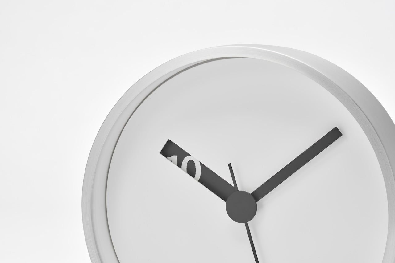 Lemnos Extra Normal Japanese Designer Clock - White