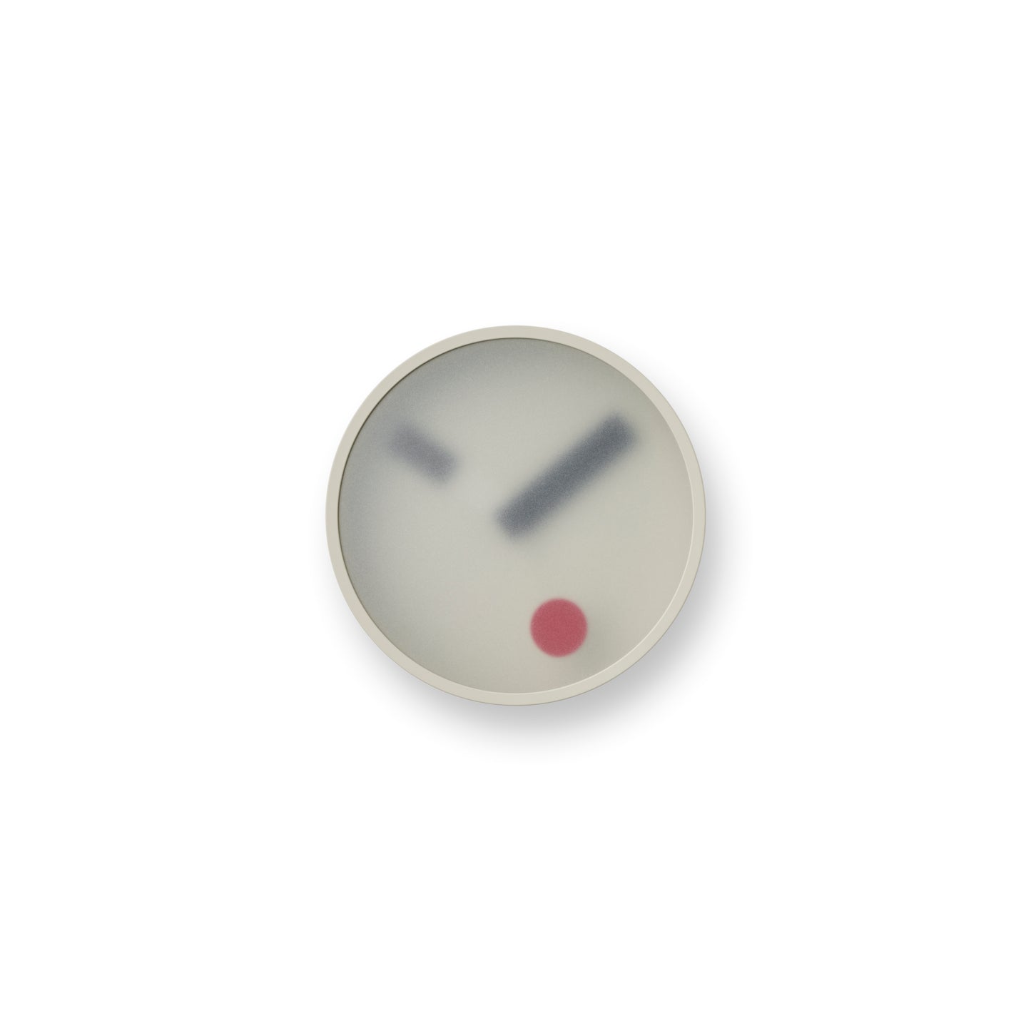Lemnos Kehai Japanese Designer Wall Clock - Concrete Grey
