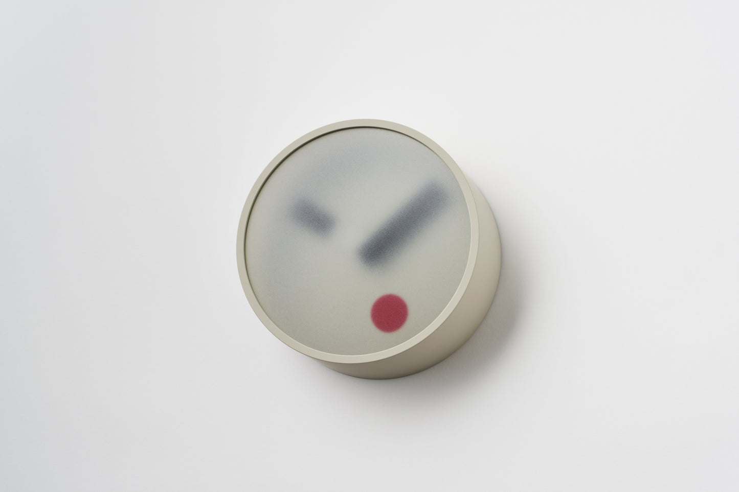 Lemnos Kehai Japanese Designer Wall Clock - Concrete Grey
