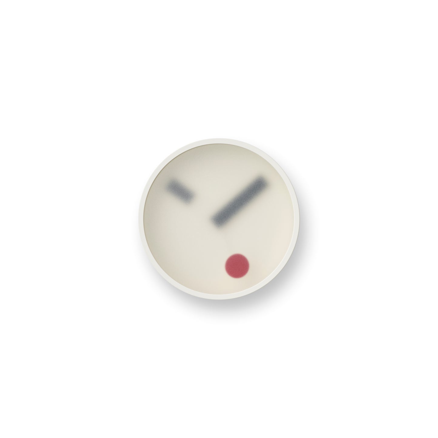 Lemnos Kehai Japanese Designer Wall Clock - Shikkui White
