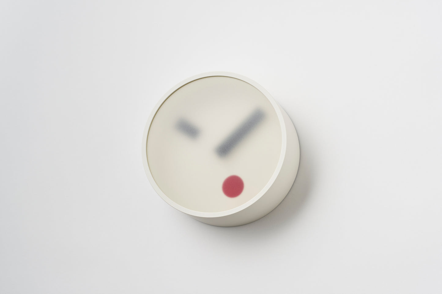 Lemnos Kehai Japanese Designer Wall Clock - Shikkui White