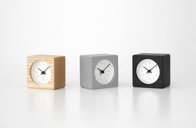 Lemnos NEUT Japanese Designer Alarm Clock - Natural