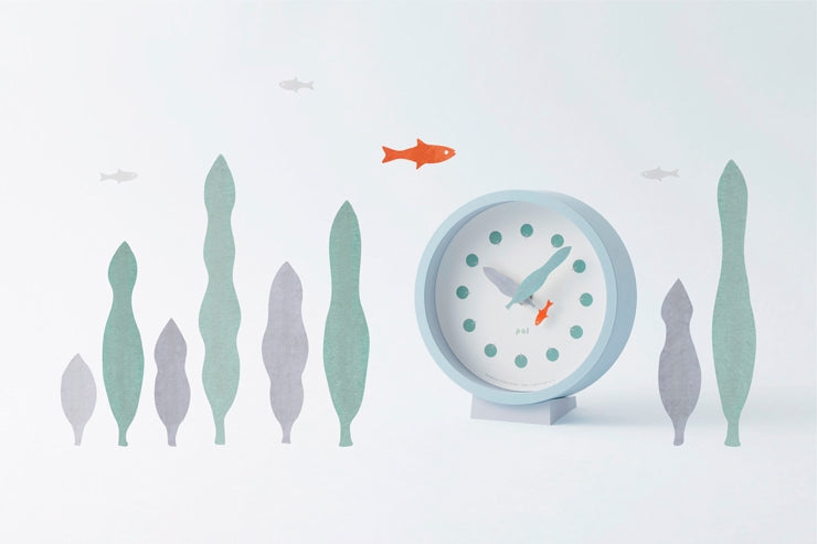 Lemnos PAL Animated Clock - Fish