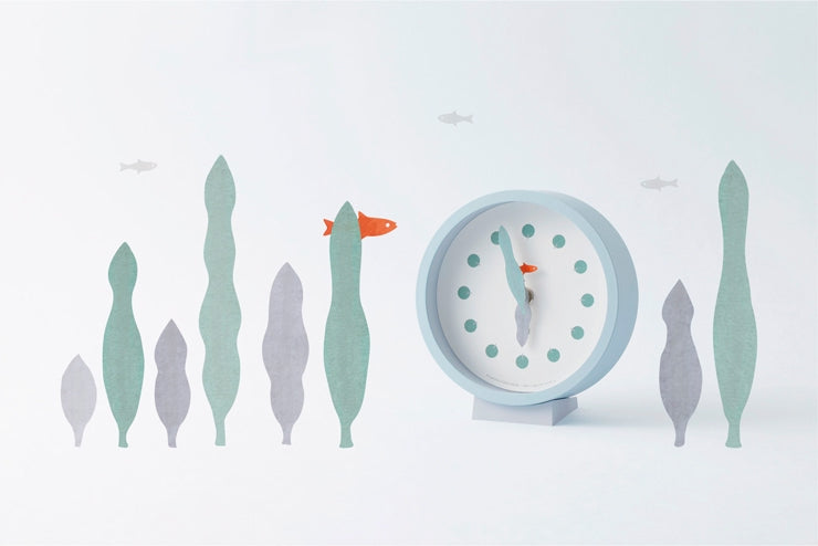 Lemnos PAL Animated Clock - Fish