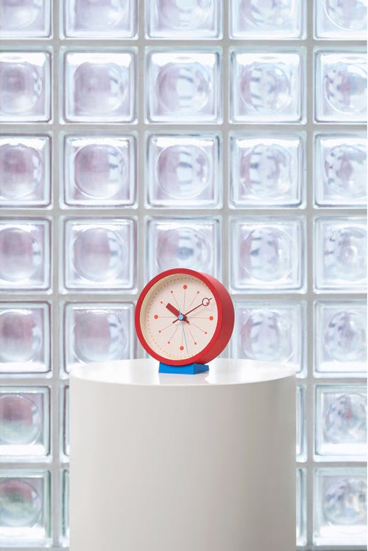 Lemnos POINT Design Clock - Red