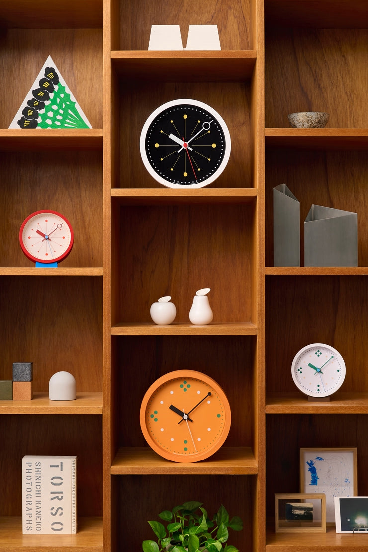 Lemnos POINT Design Clock - Red