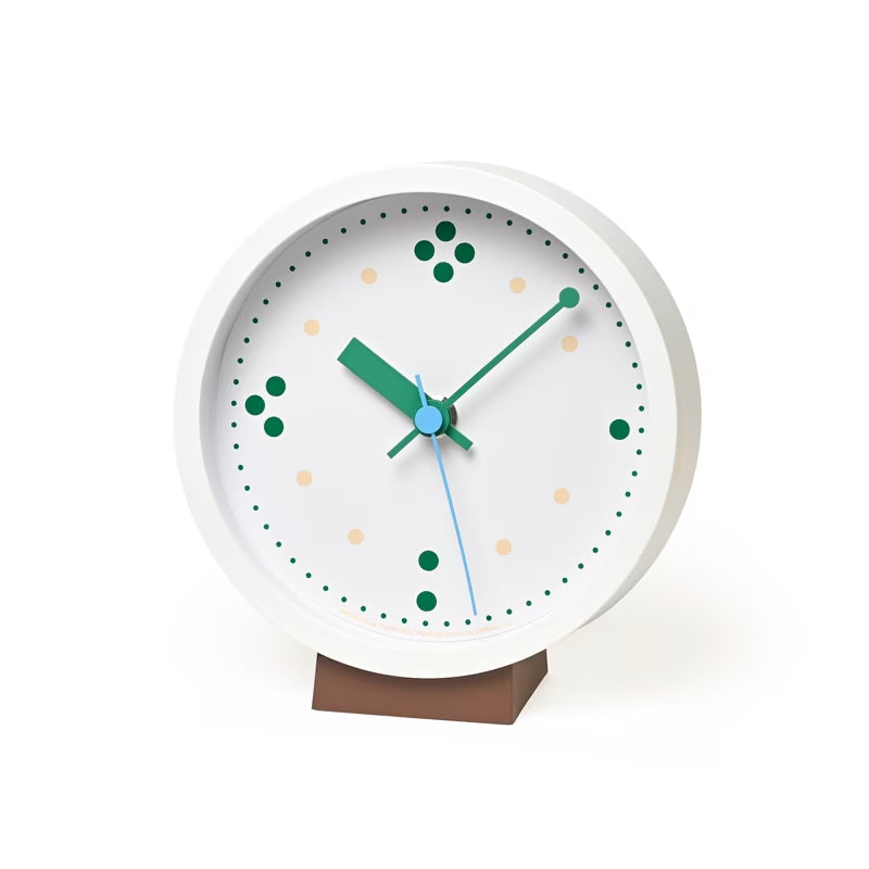 Lemnos POINT Design Clock - White