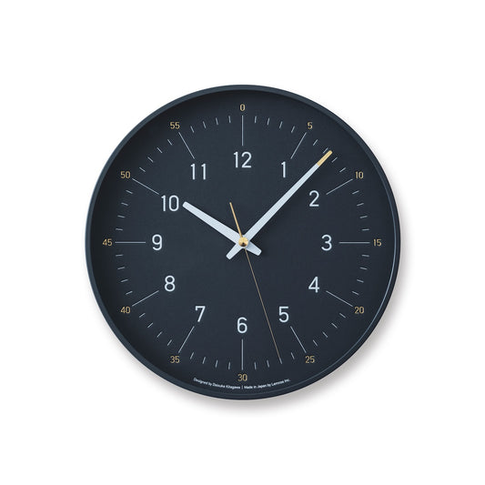 Lemnos essent Japanese Designer Wall Clock - Navy