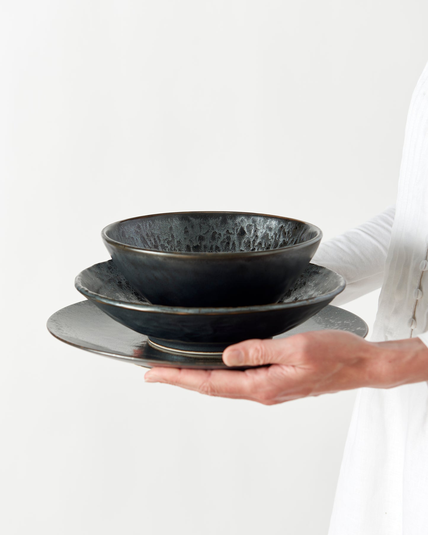 Black Pearl tapas plate 17cm