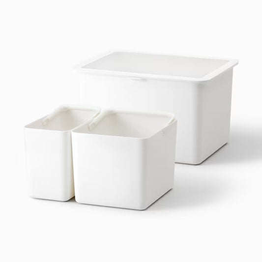 Like-it Kitchen Storage Container 16L with Inner Box - White