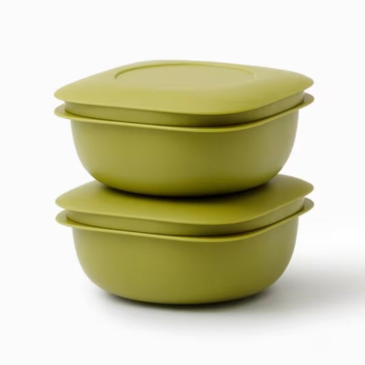 Like-it Rice Storage & Reheat Container 2-Piece Set - Green