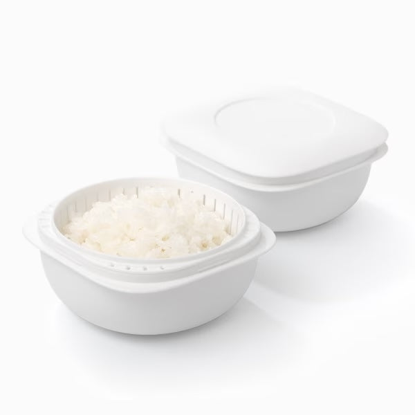 Like-it Rice Storage & Reheat Container 2-Piece Set - Green