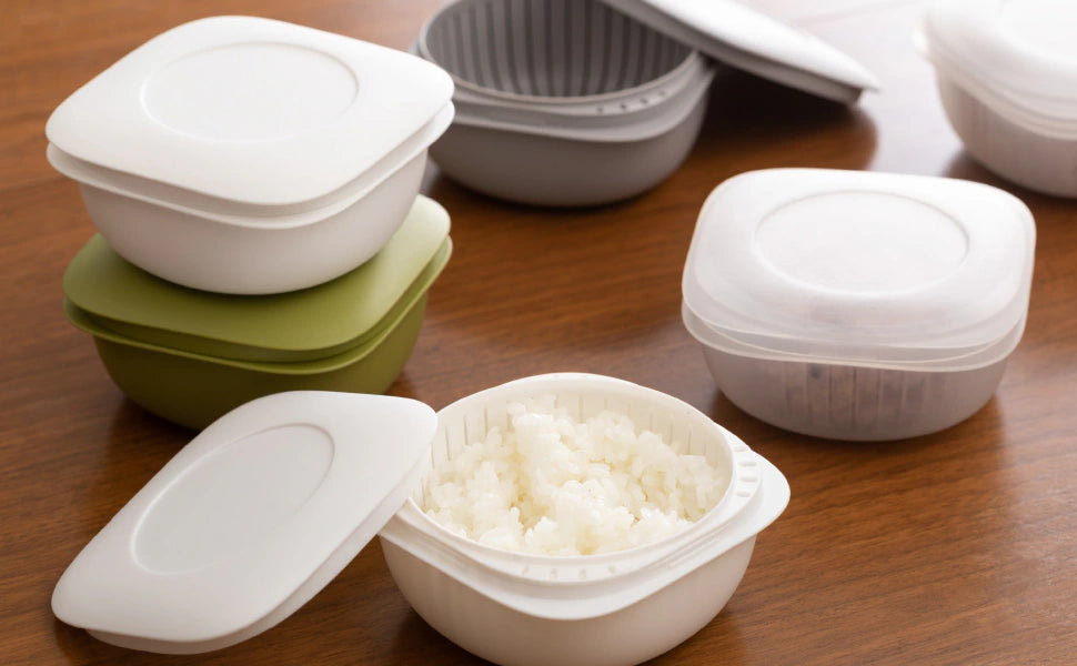 Like-it Rice Storage & Reheat Container 2-Piece Set - Green