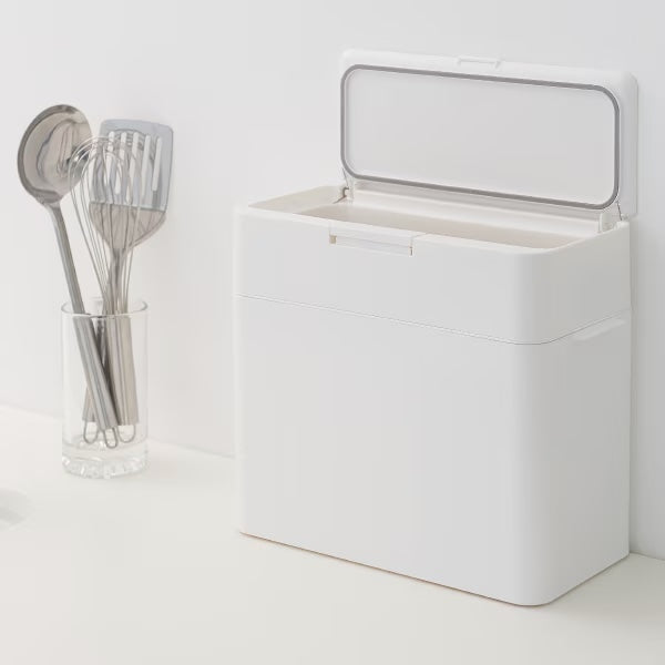 Like-it Seals Odour-Control Kitchen Waste Bin 9.5L - White