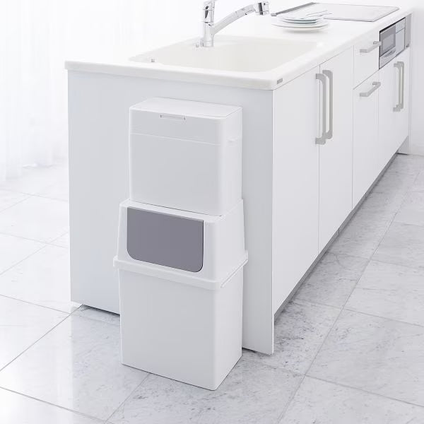 Like-it Seals Odour-Control Kitchen Waste Bin 9.5L - White