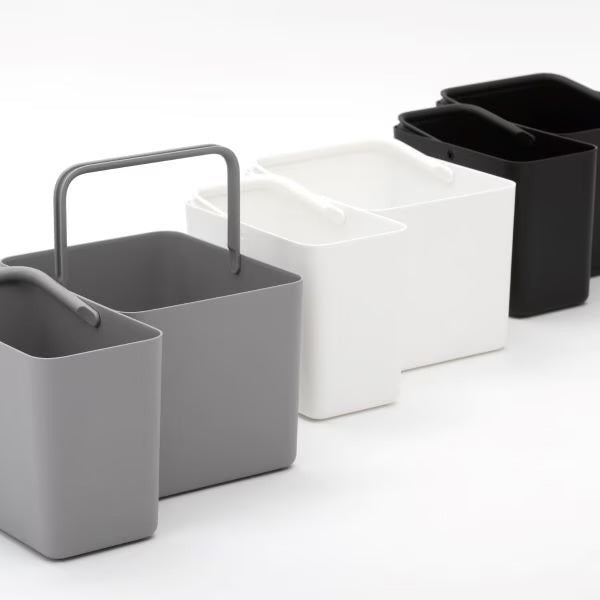 Like-it Slim Storage Inner Box 4.5L 2-Piece Set - Black