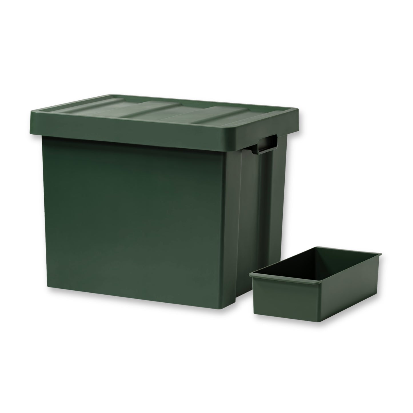 Like-it Store-Up Deep Storage Container 35L with Tray - Green