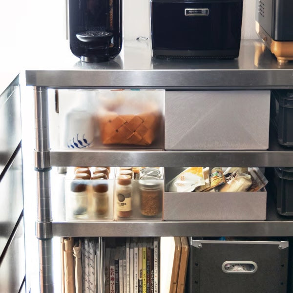 Like-it Tidy-Up Nesting Shallow Storage Box Set of 4 - Clear