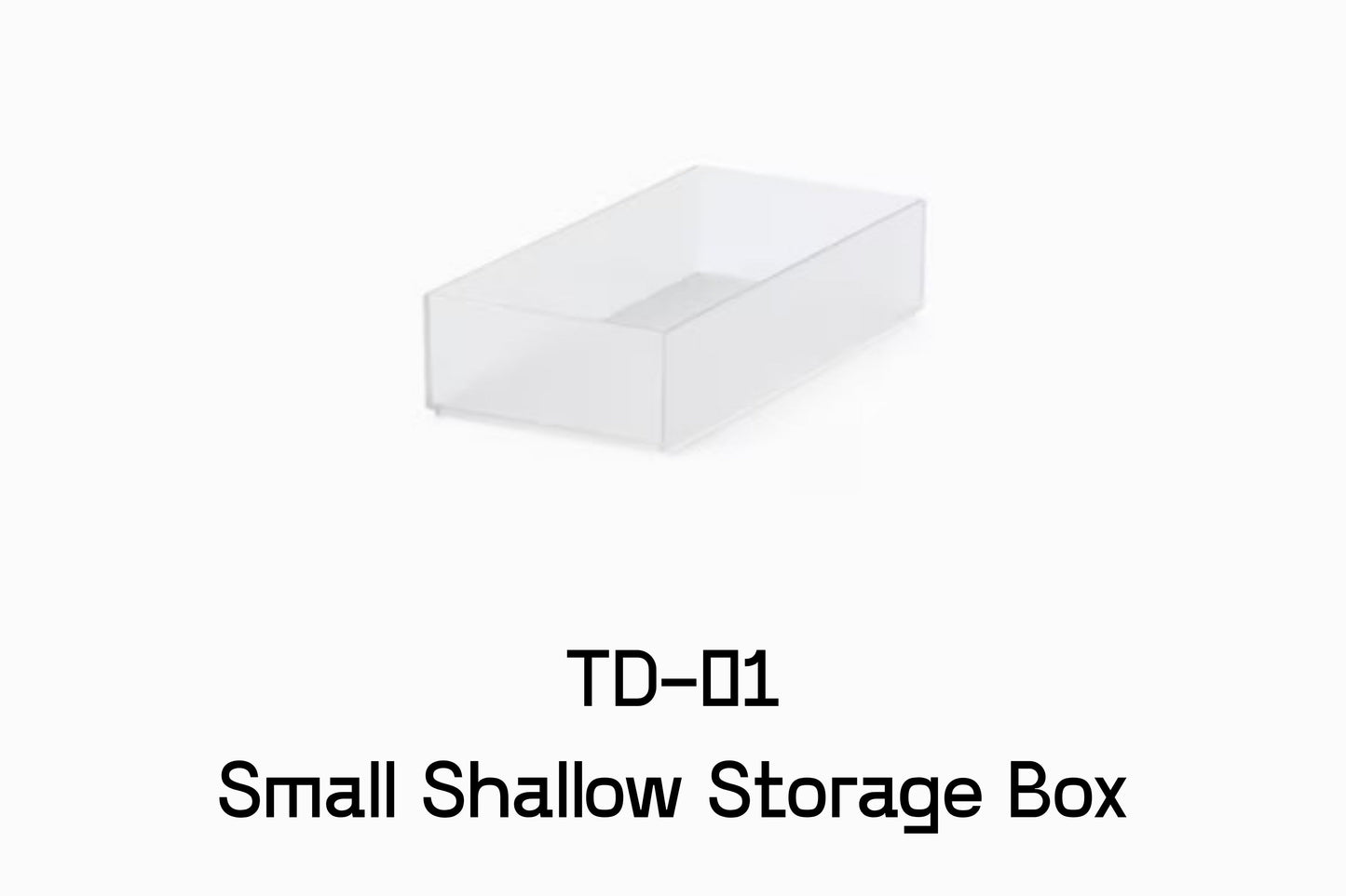 Like-it Tidy-Up Nesting Shallow Storage Box Set of 4 - Clear