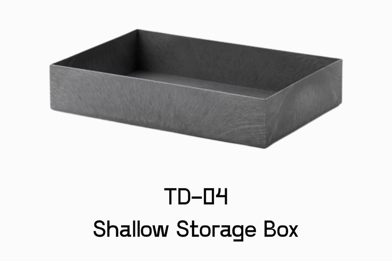 Like-it Tidy-Up Nesting Shallow Storage Box Set of 4 - Grey