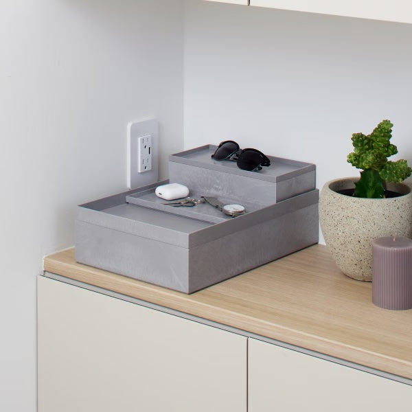 Like-it Tidy-Up Nesting Deep Storage Box Set of 4 - Clear