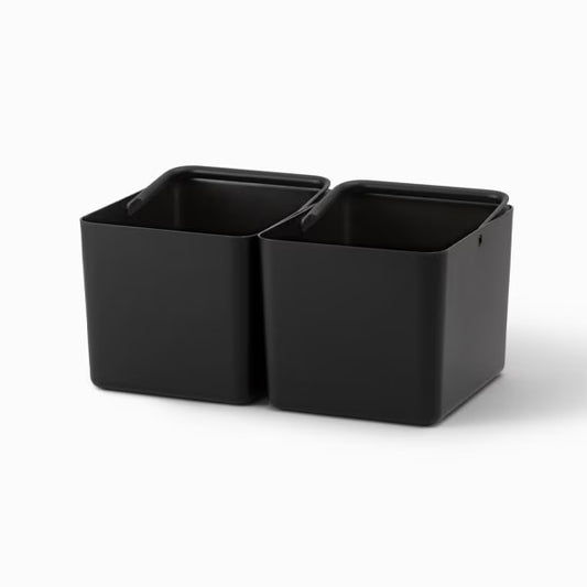 Like-it Wide Storage Inner Box 8L 2-Piece Set - Black
