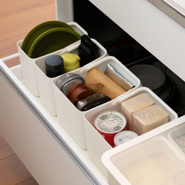 Like-it Wide Storage Inner Box 8L 2-Piece Set - Grey