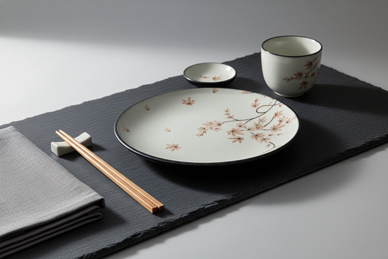Maple Leaf Dinner Plate 25cm