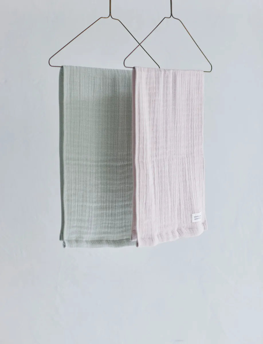 Marushin Quadruple Gauze Towel - Sage