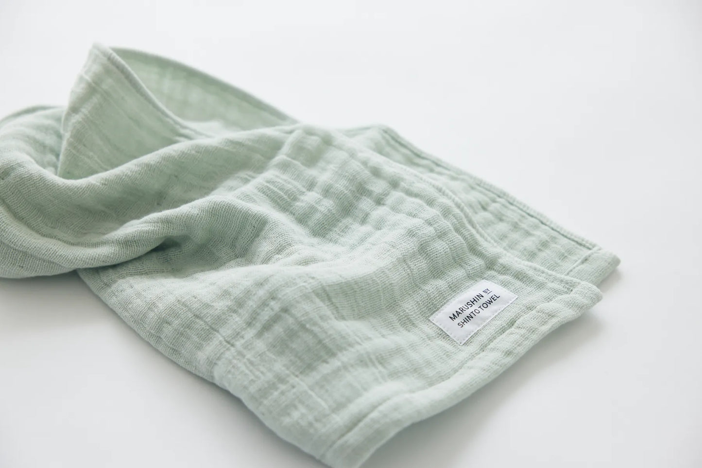Marushin Quadruple Gauze Towel - Sage