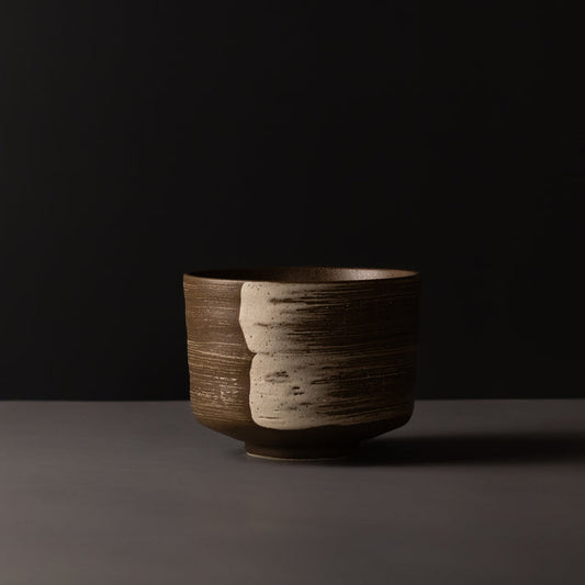 Matcha Tea Bowl Swept Earth 400ml