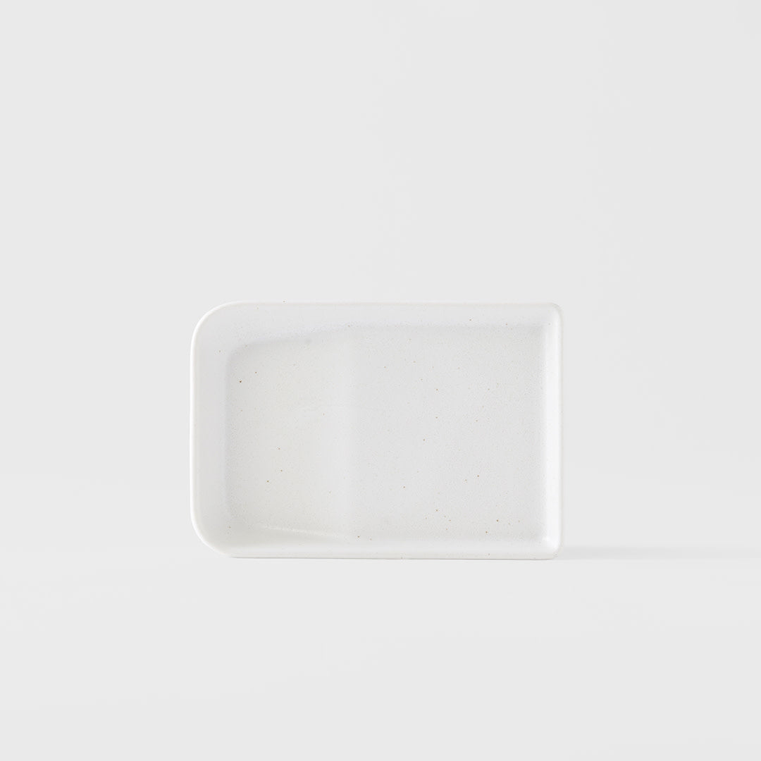 Matt White Sauce Dish 30ml