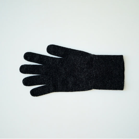 Merino Wool Gloves - Charcoal