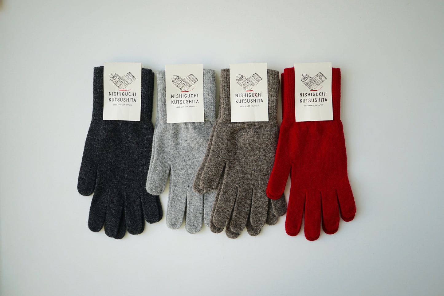 Merino Wool Gloves - Charcoal