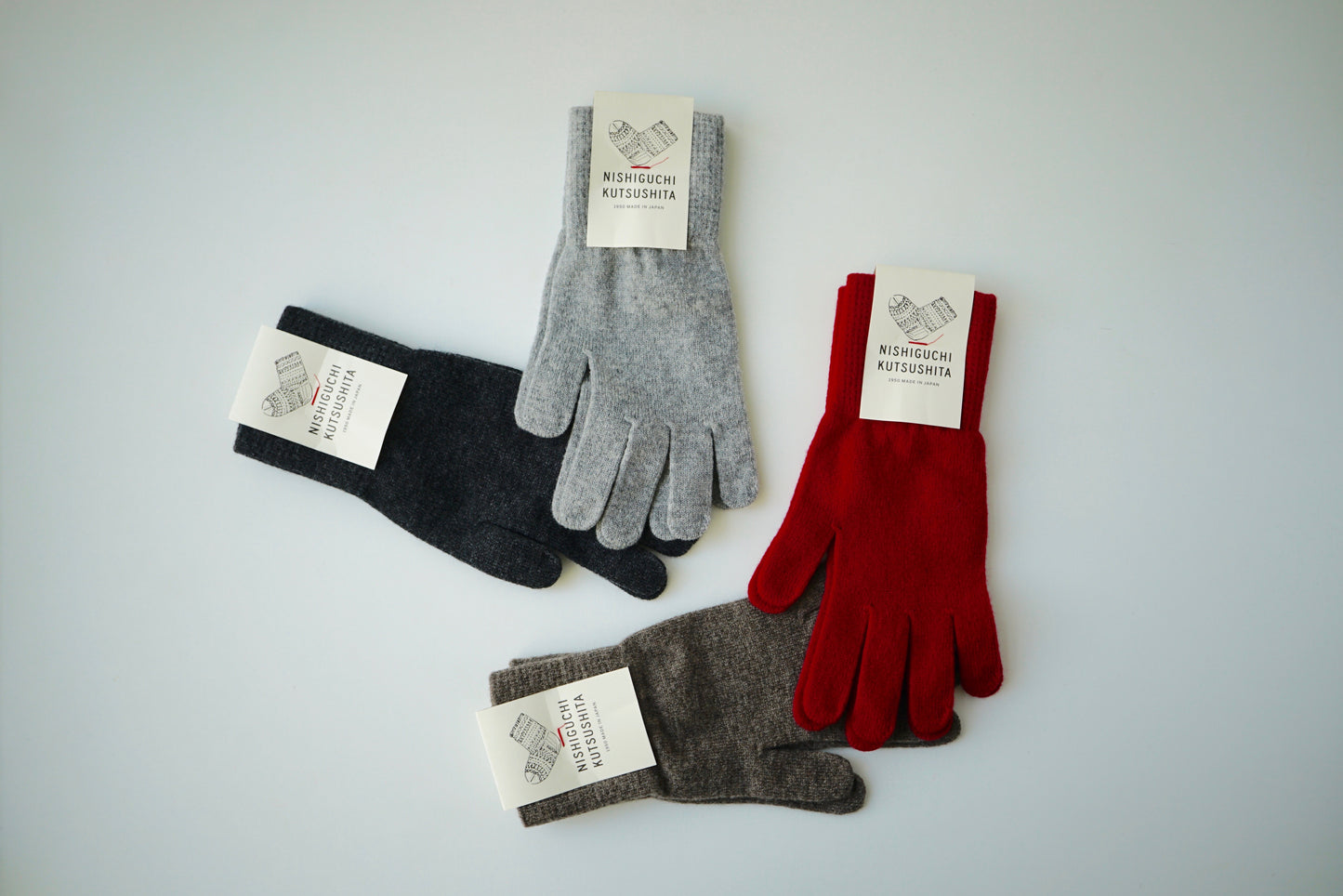 Merino Wool Gloves - Charcoal