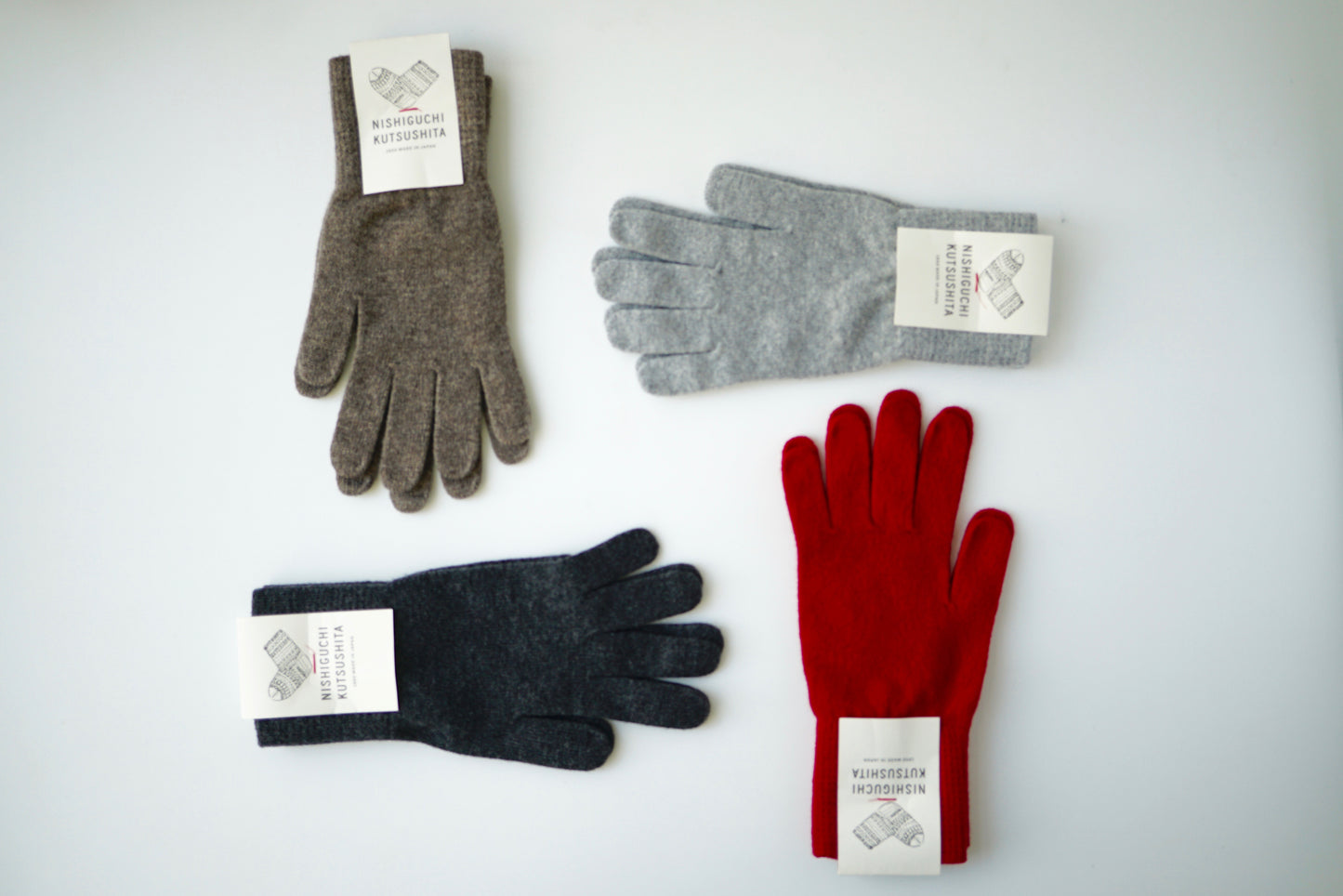 Merino Wool Gloves - Charcoal